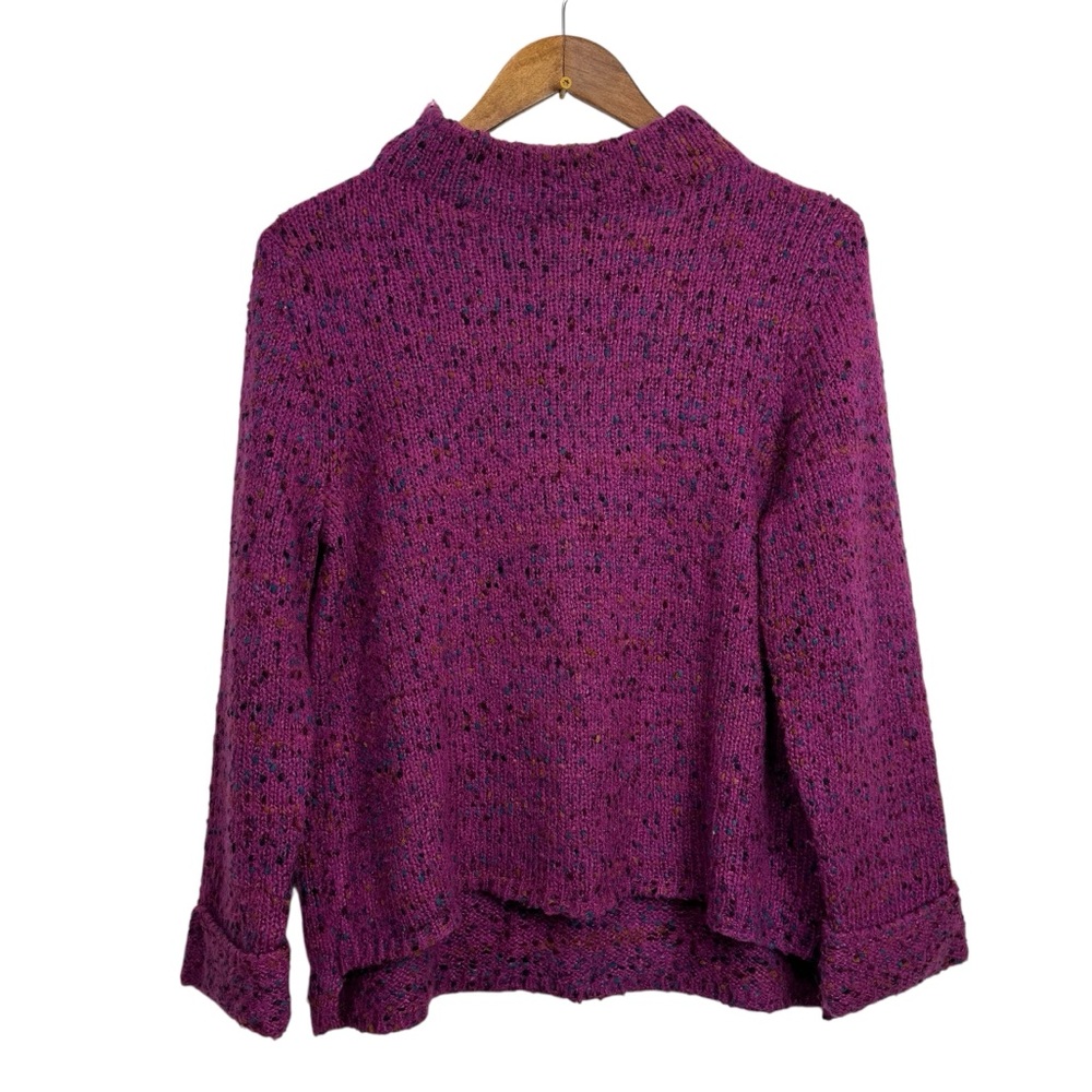 Habitat Clothes to live in Women's Textured Purple Sweater